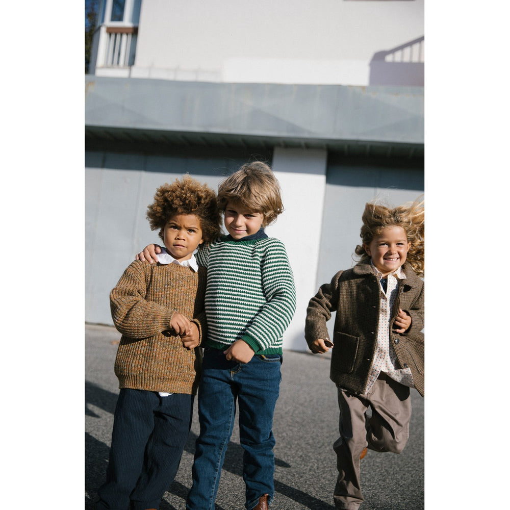 Køb MarMar Wool Check Earthy Check Oval Jakke