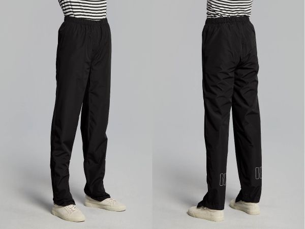 Basil Hoga Unisex Regnbukser, Jet Black