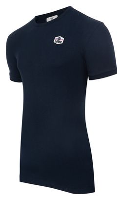 T-Shirt Manches Courtes LeBram Ecusson Bleu Foncé