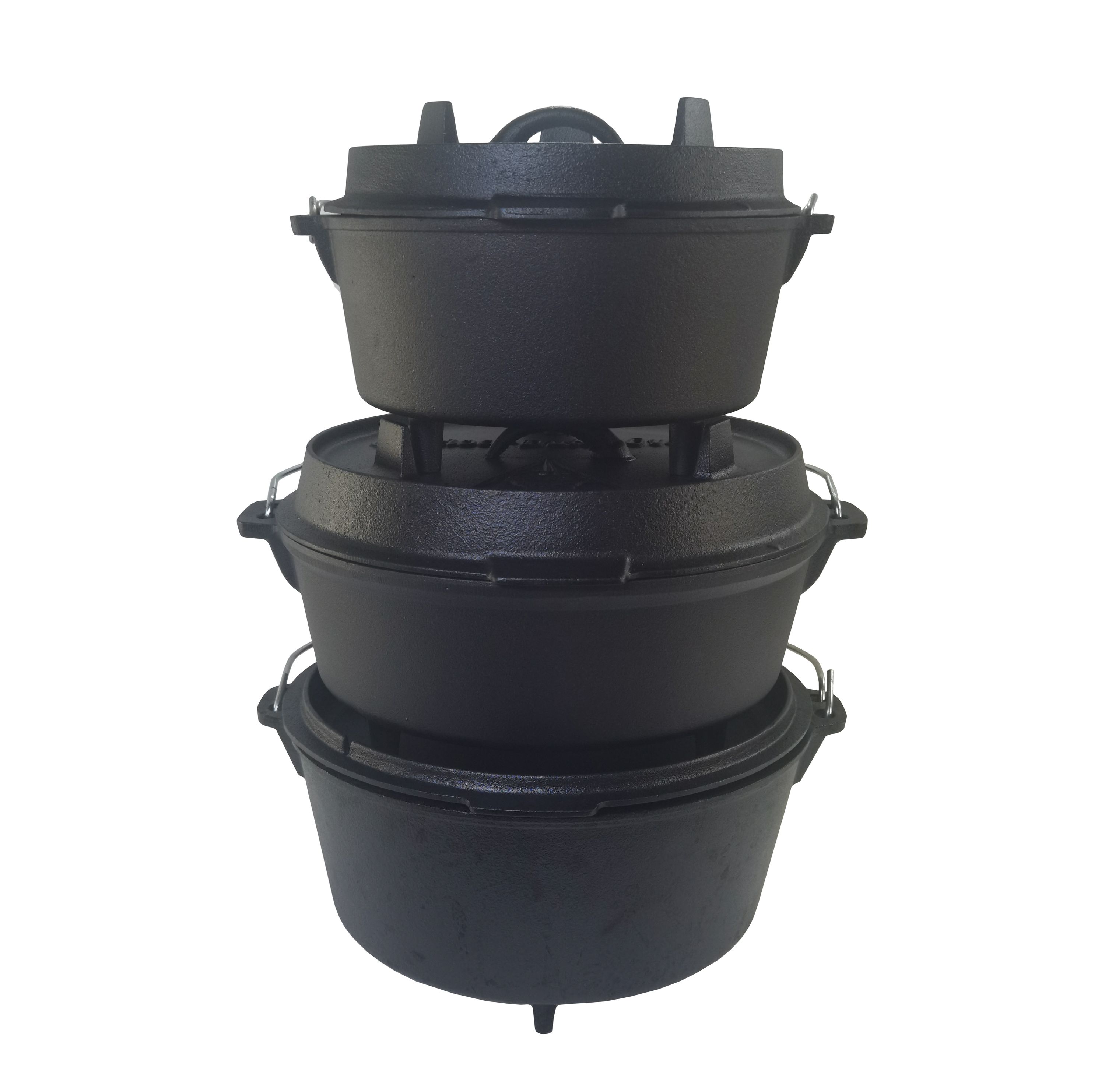 Dutch Oven Set 4.5L mit Standfüssen