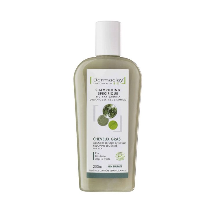 Shampooing Spécifique Bio Capilargil 250ml Cheveux Gras Dermaclay
