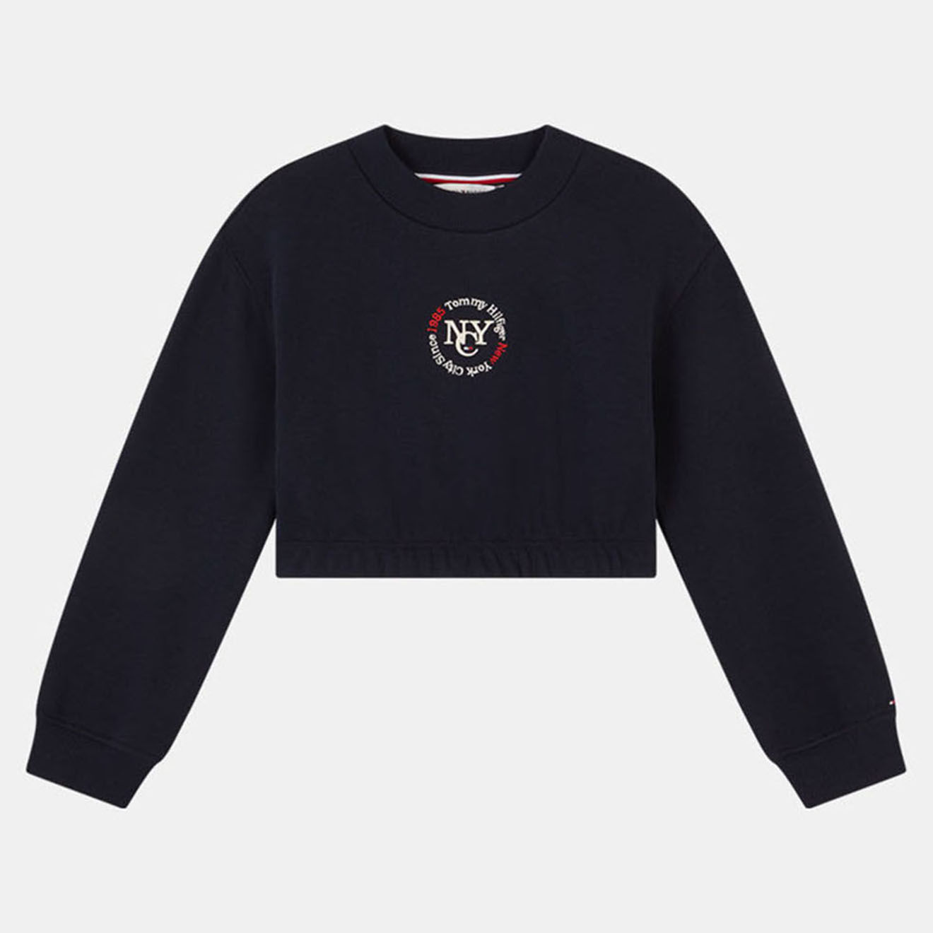 Tommy Hilfiger Sweat court logo rond bleu marine