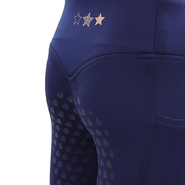 Paardrijlegging La Valencio LVWella Full Grip Kids Donkerblauw