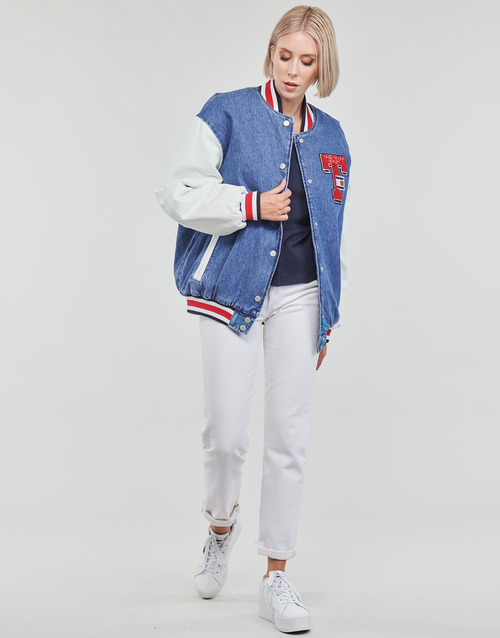 Tommy Jeans - DENIM LETTERMAN JACKET DF7018 Multicolor