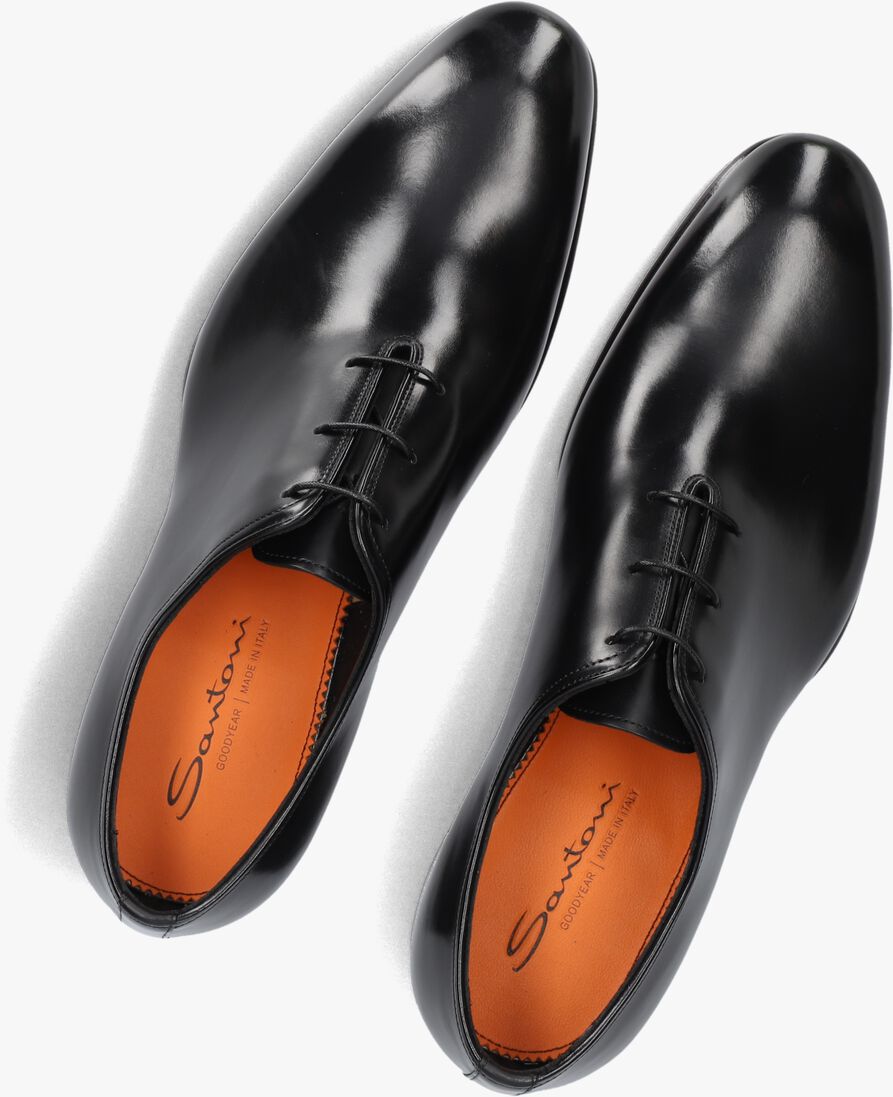 zwarte santoni nette schoenen 16229