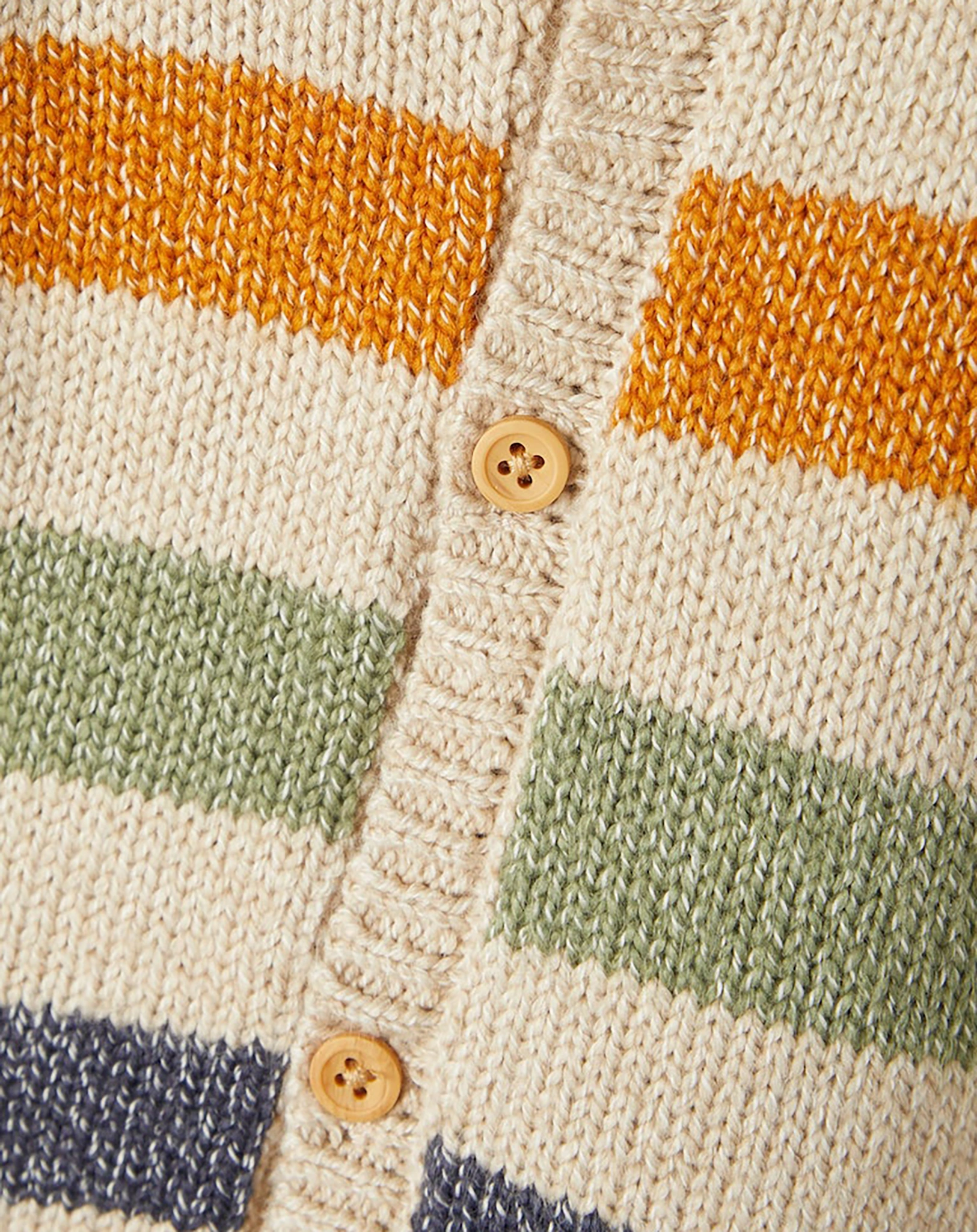 Strickjacke NBMOTAL STRIPES in peyote melange
