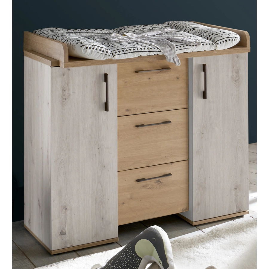 Mäusbacher Kinderzimmer Micha 3-türig Inkl. Hängeregalen weiß