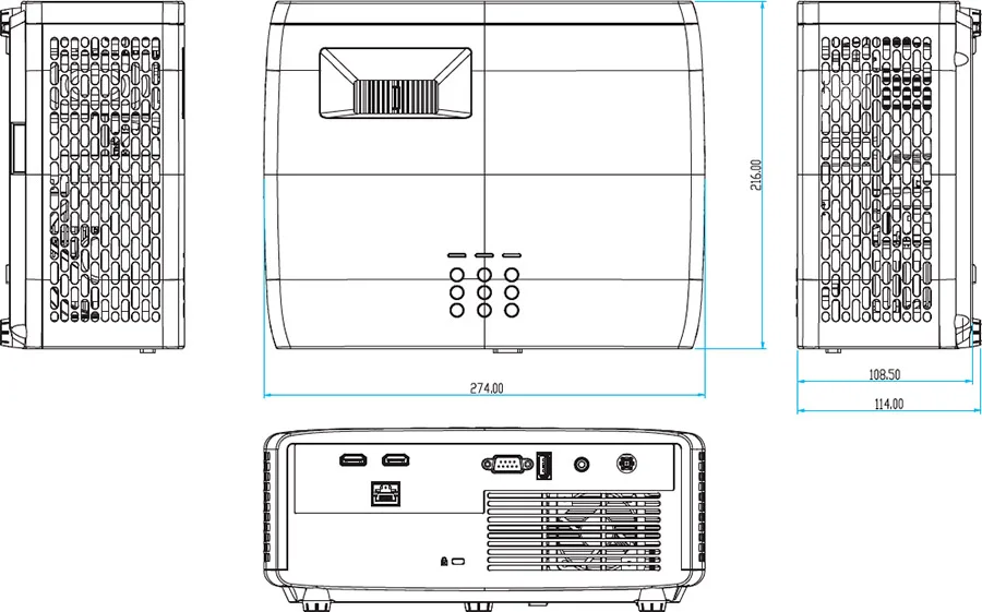 Optoma UHZ66 Vidéoprojecteurs UHD 4K