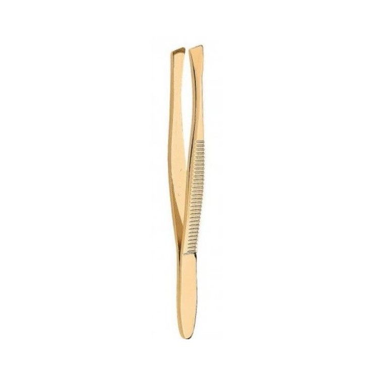 Donegal Cosmetische pincet diagonaal goud 1 stuk