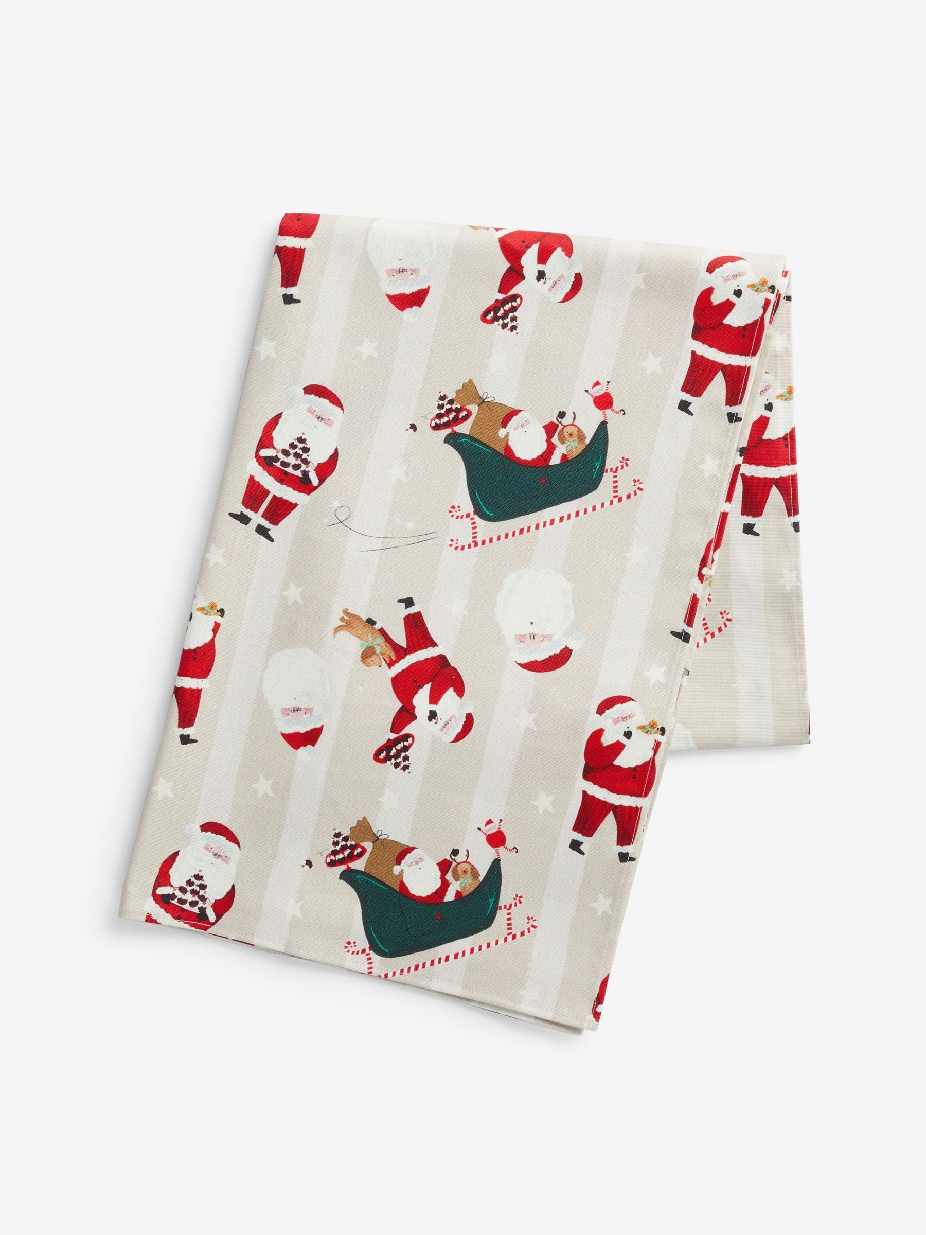 Afneembaar tafelkleed met kerstman