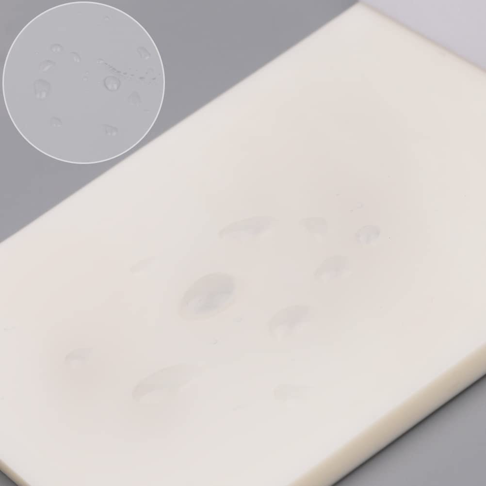 (75x75mm) Wasserfeste Haftnotizen Wiederbeschreibbare Sticky Notes Zettelblock 50 Blatt Blanco - Transparent