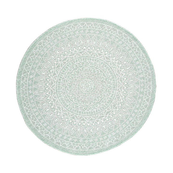 Rond buitenkleed - Summer Azteca Mint