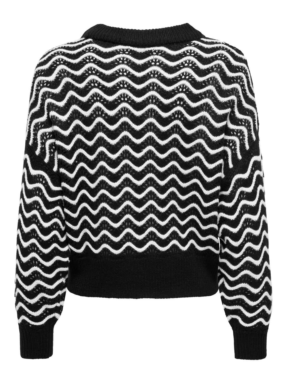 JDYRITA Strickpullover Black