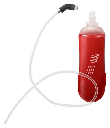 Flasque Compressport Ergoflask Rouge   Tuyau - 500ml