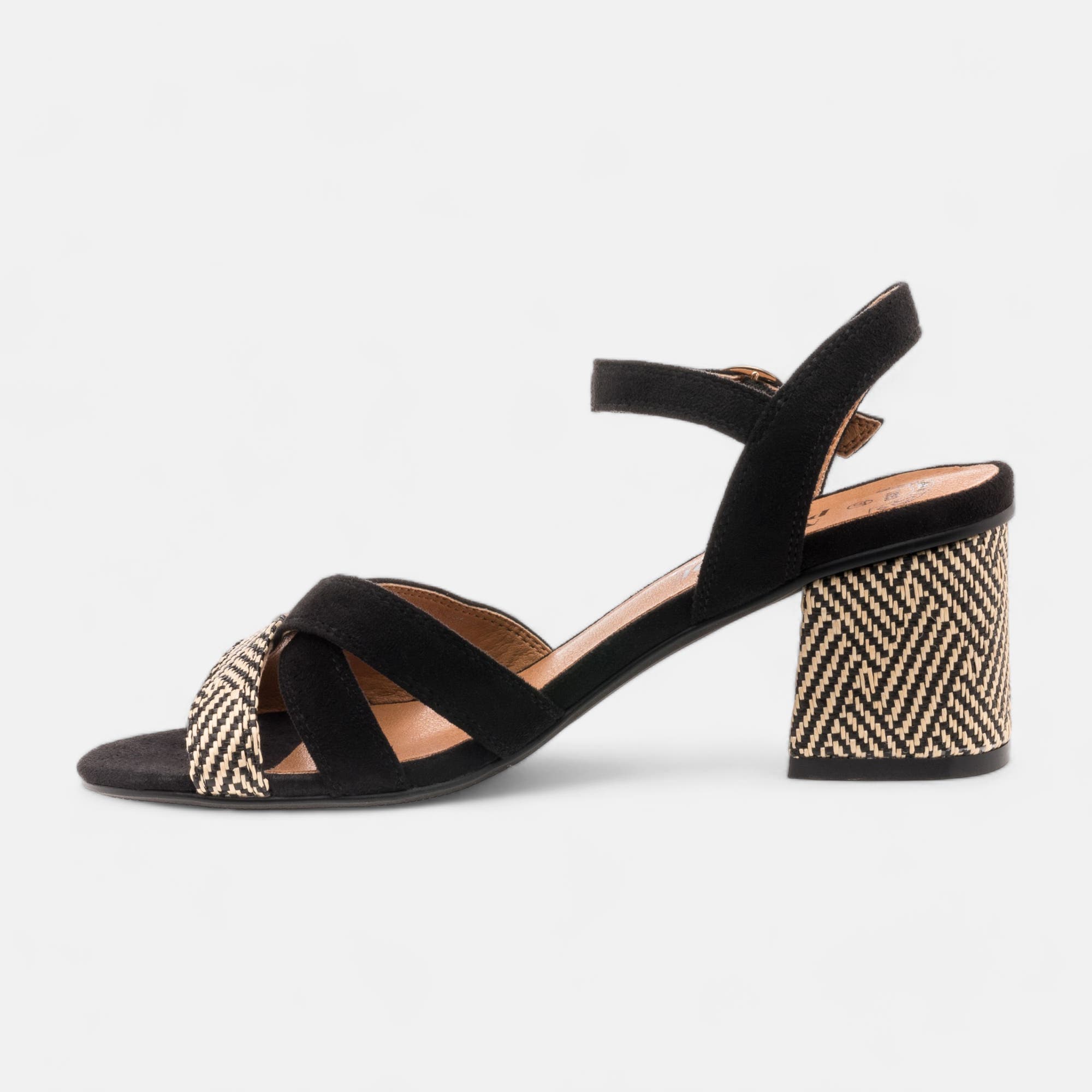 Nu-pieds à talon Femme noir