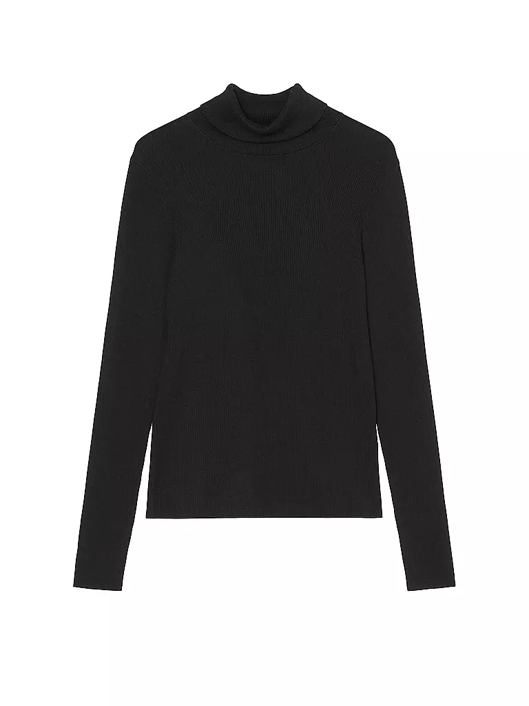 MARC O'POLO Rollkragenpullover schwarz