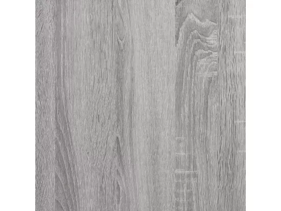 Chariot de cuisine Sonoma gris 60x45x80 cm Bois d'ingénierie