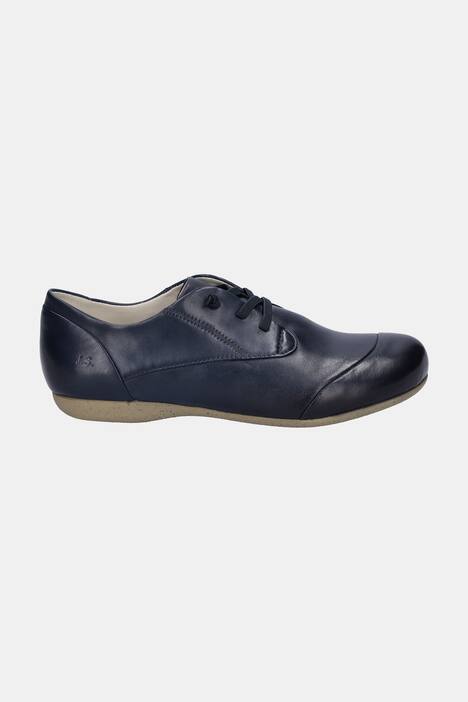 Josef Seibel Lederschuhe, Wechselfußbett, Weite G, marine