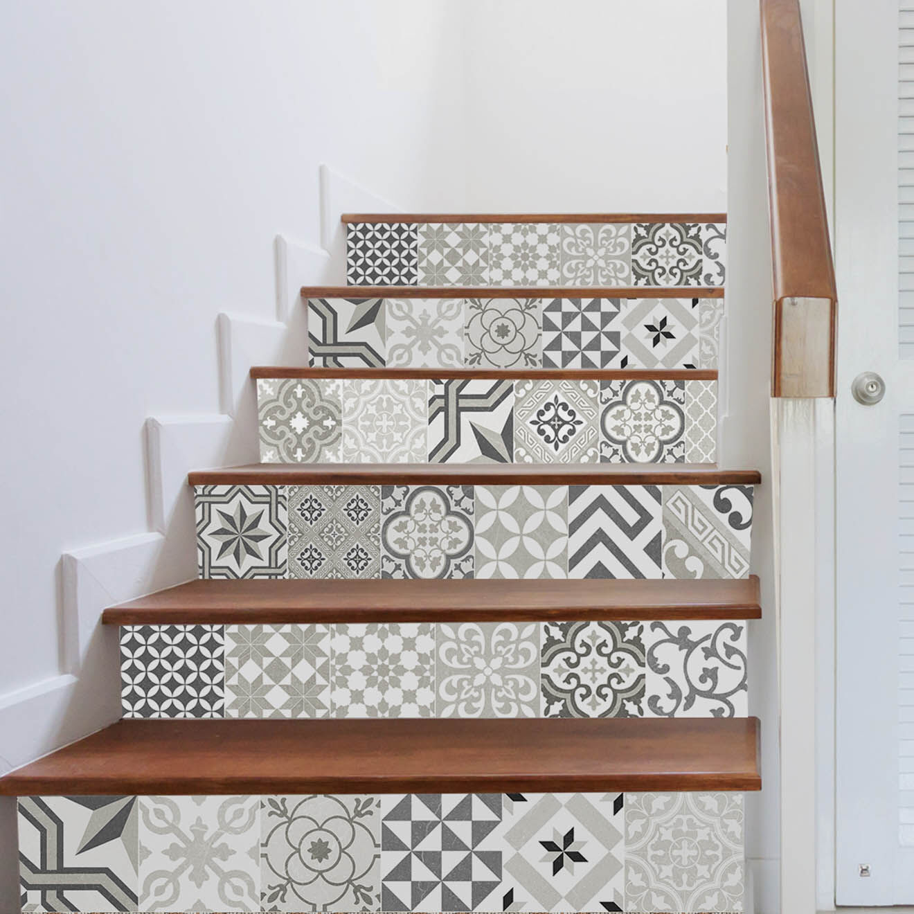 Floorart 24 Stickers mosaïque Provenza 6 multicolores - 10x10 cm