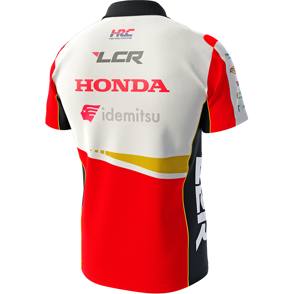 Ixon - Polo LCR 23 Blanc / Rouge / Noir