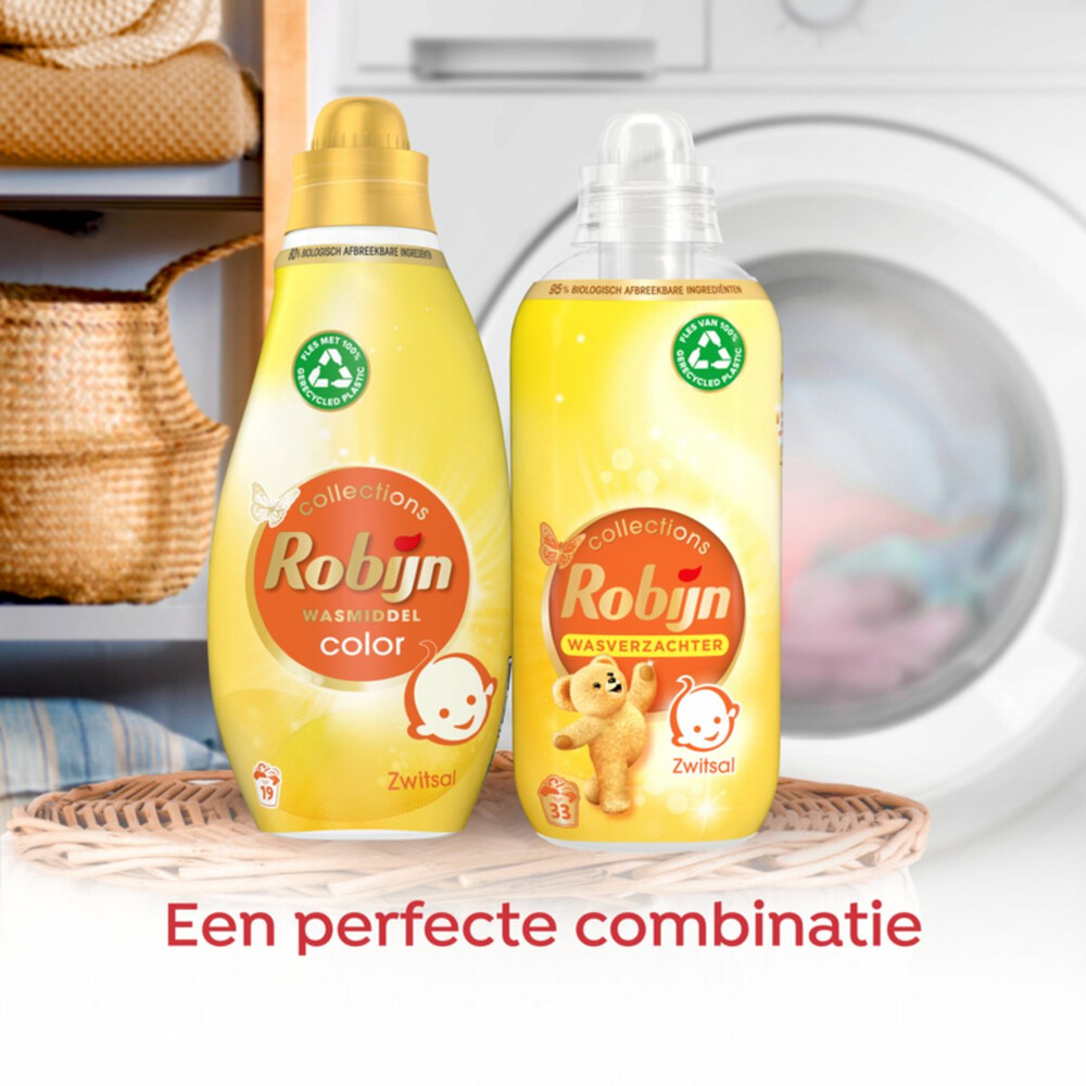 8x Robijn Wasverzachter Zwitsalgeur 33 Wasbeurten825 ml