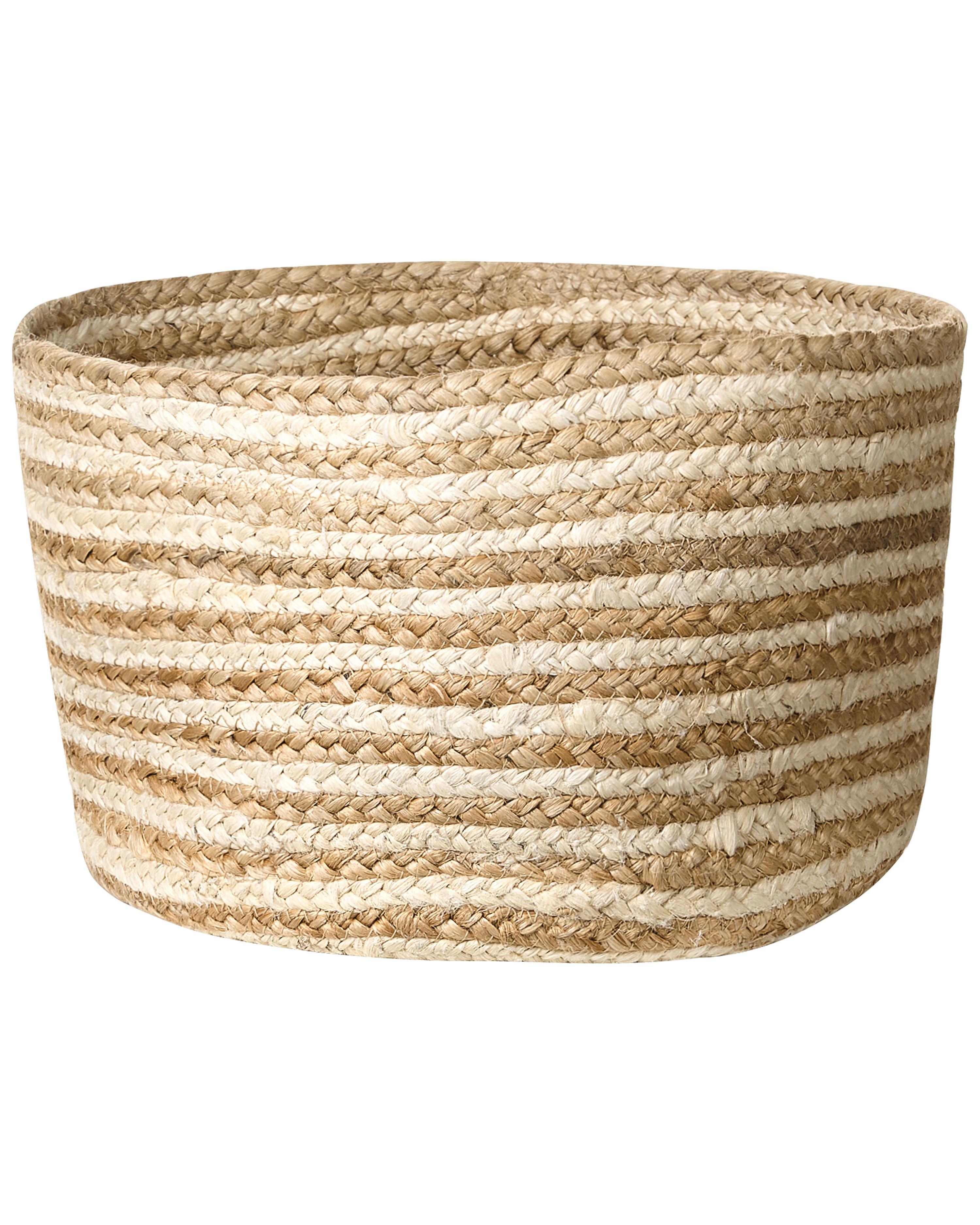 Set van 3 manden KAHU Jute Natuurlijk