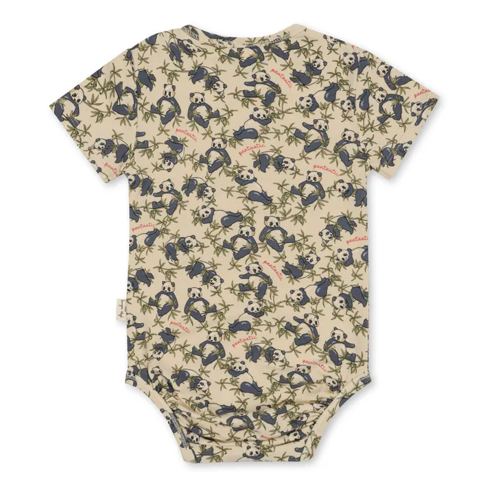 Konges Sløjd Body Manches Courtes Basic Coton Bio | Beige