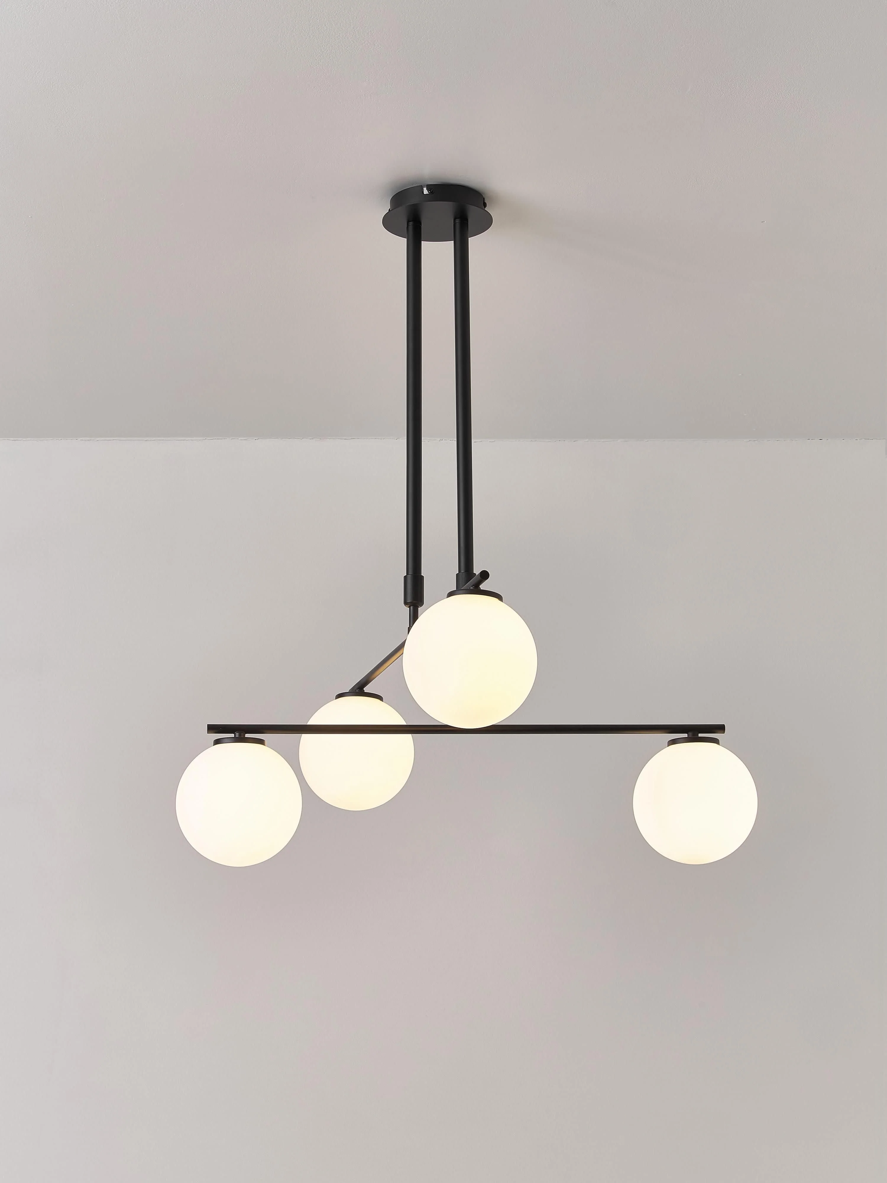 Hanglamp Atlanta van opaalglas