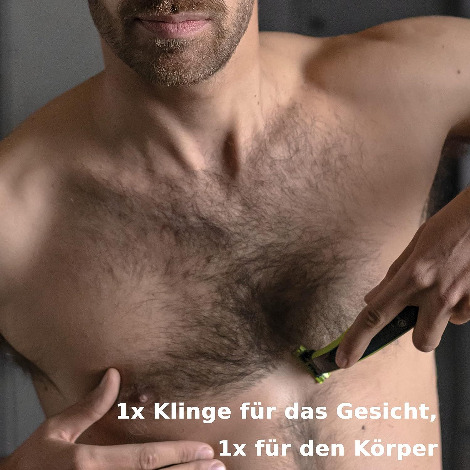 Philips OneBlade Face & Body - Elektrischer Bartschneider und Rasierer