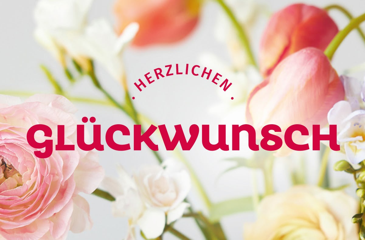 Flexibles Geschenk Glückwunsch