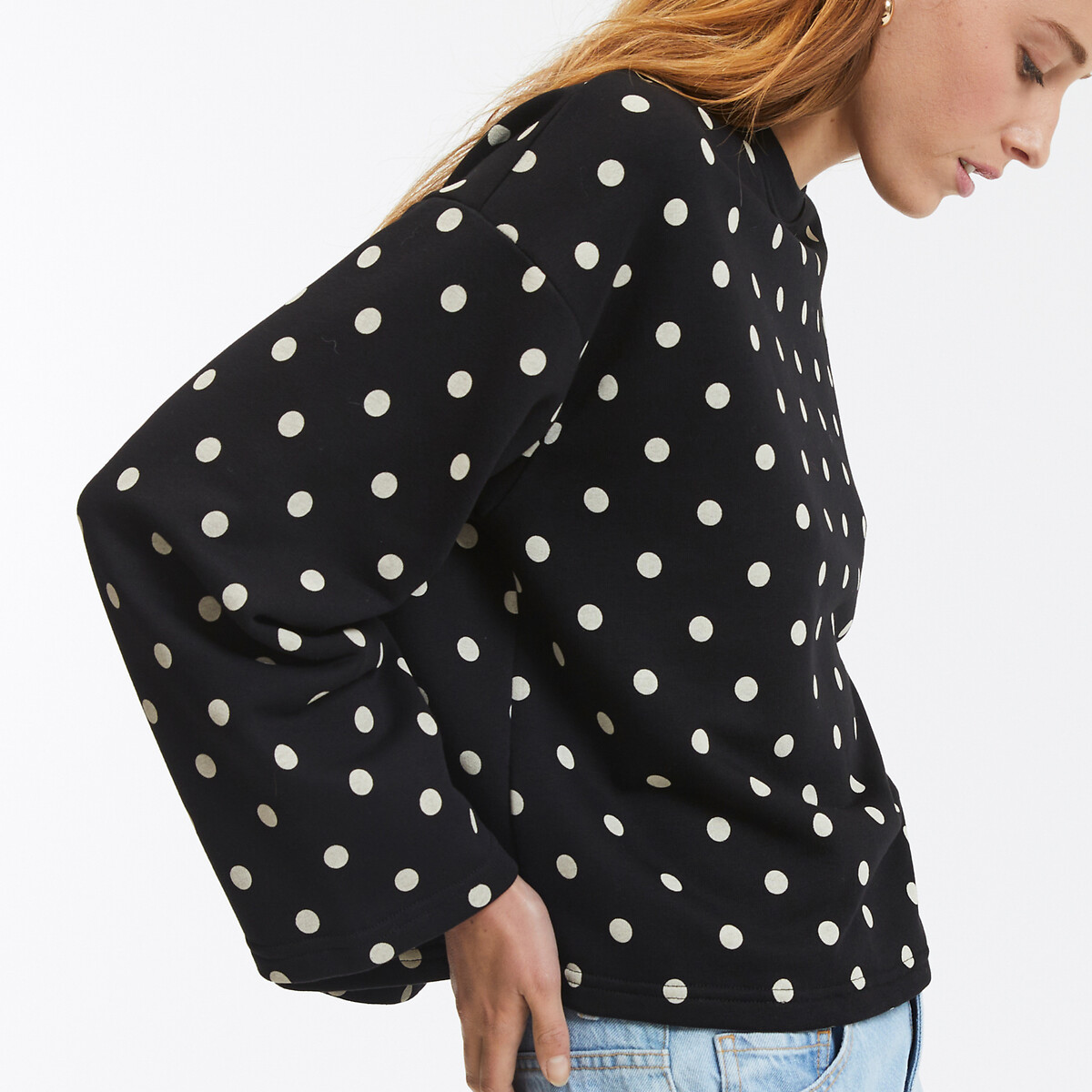 COLEÇÕES LA REDOUTE<br>Suéter com stippenprint