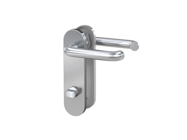 BASI 7304-0318, Nøkkelløs adgang-håndtakssett, Rustfritt stål, Rustfritt stål, Høyrehendt, Vintage, 7,8 cm