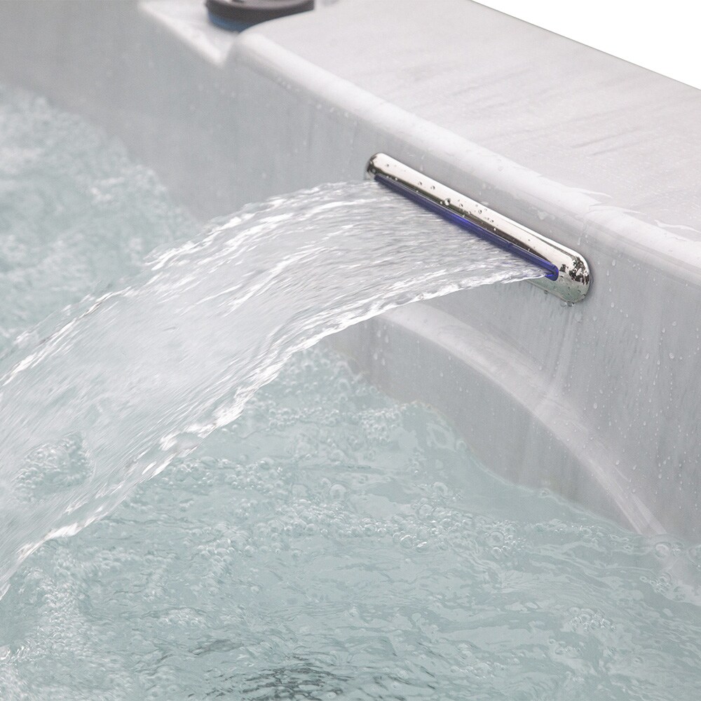 HOME DELUXE Outdoor Whirlpool WHITE MARBLE PURE