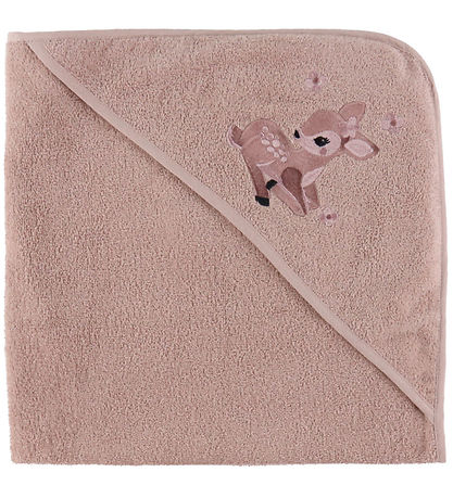 N?rgaard Madsens Babyh?ndkl?de - 100x100 cm - Pale Mauve m. Bamb