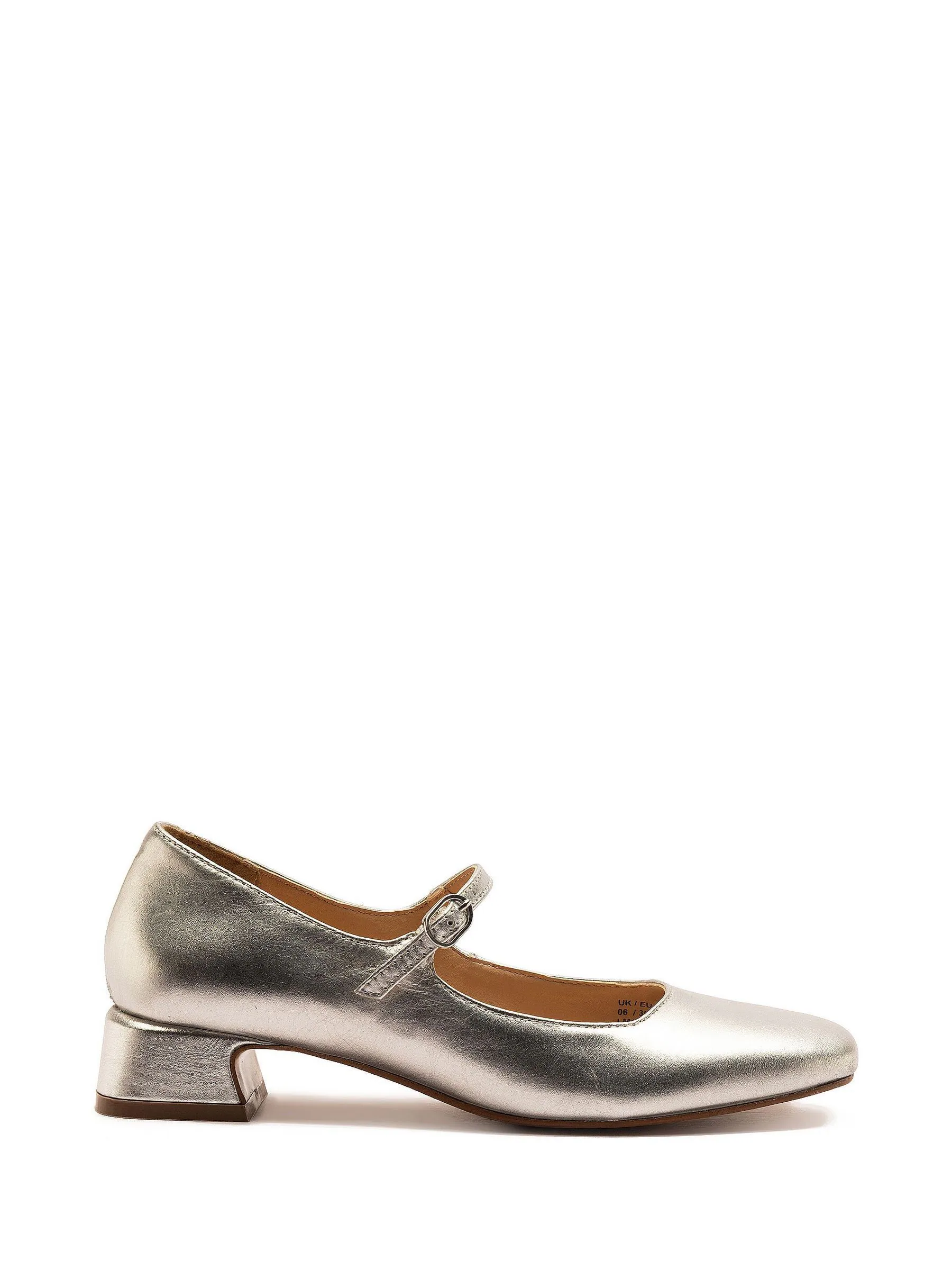 Zilver - Off The Hook Piccadilly Square Toe Mary Jane Ballet Shoes