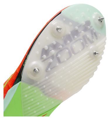 Chaussures d'Athlétisme Nike Victory 2 Orange Vert Homme