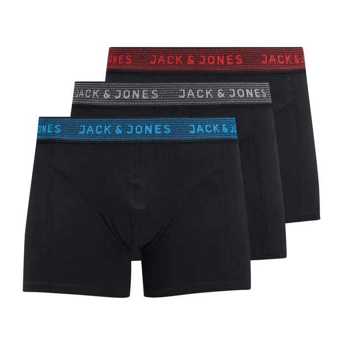 Jack & Jones Waistband Trunks Boxershorts Jongens (3-pack)