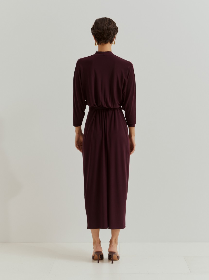 Vestido malha comprido