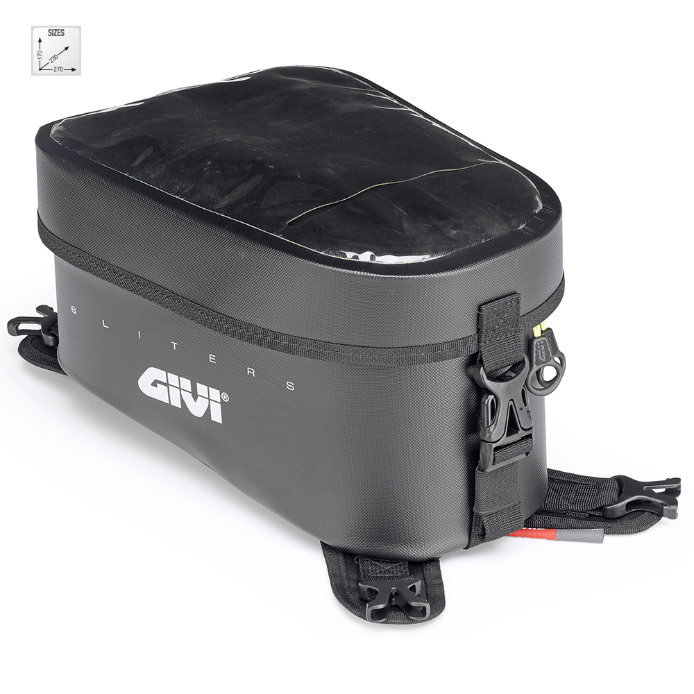 Givi - Sacoche réservoir Gravel-T GRT716 Noir