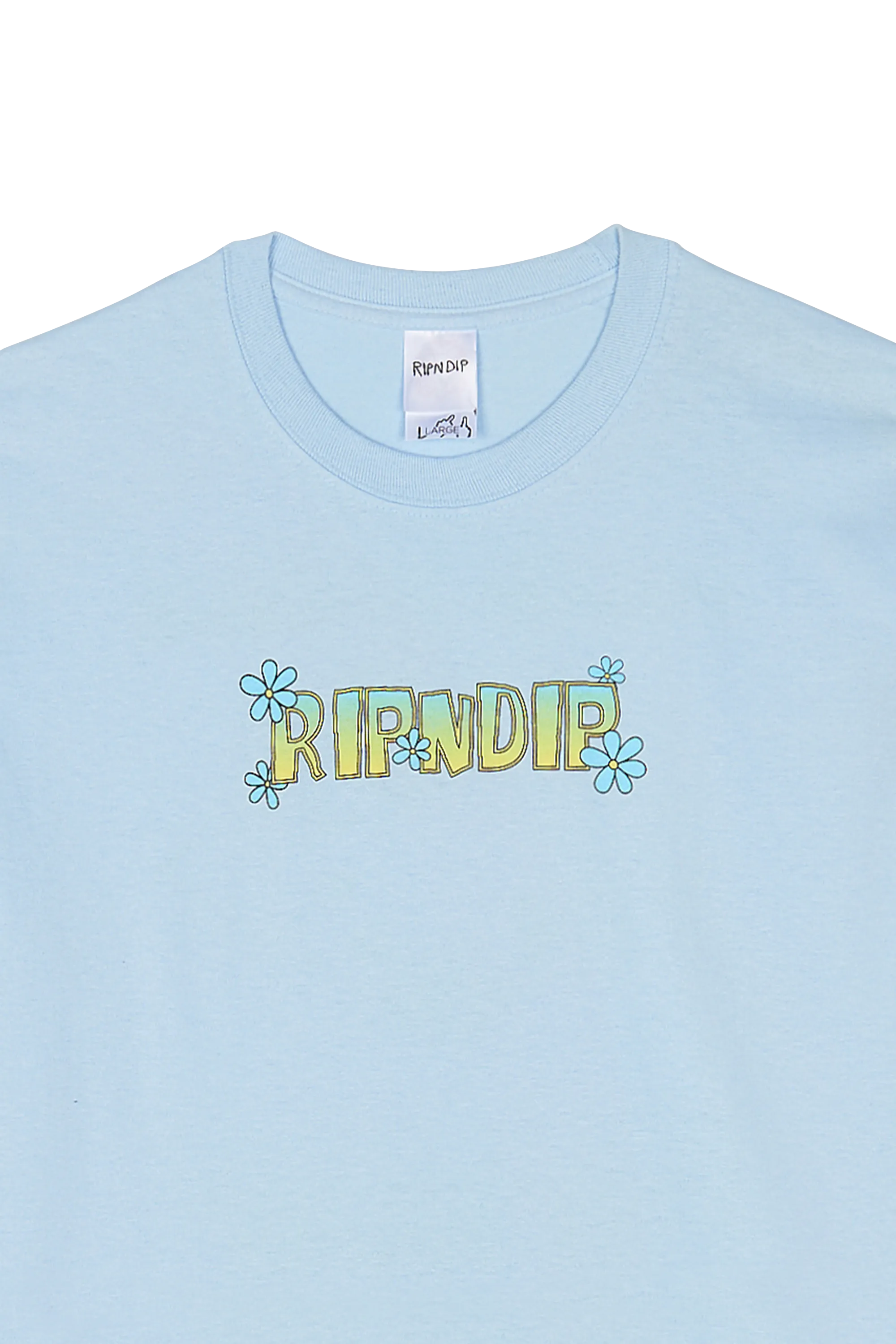 RIPNDIP T-shirt LONELY LOVER Bleu