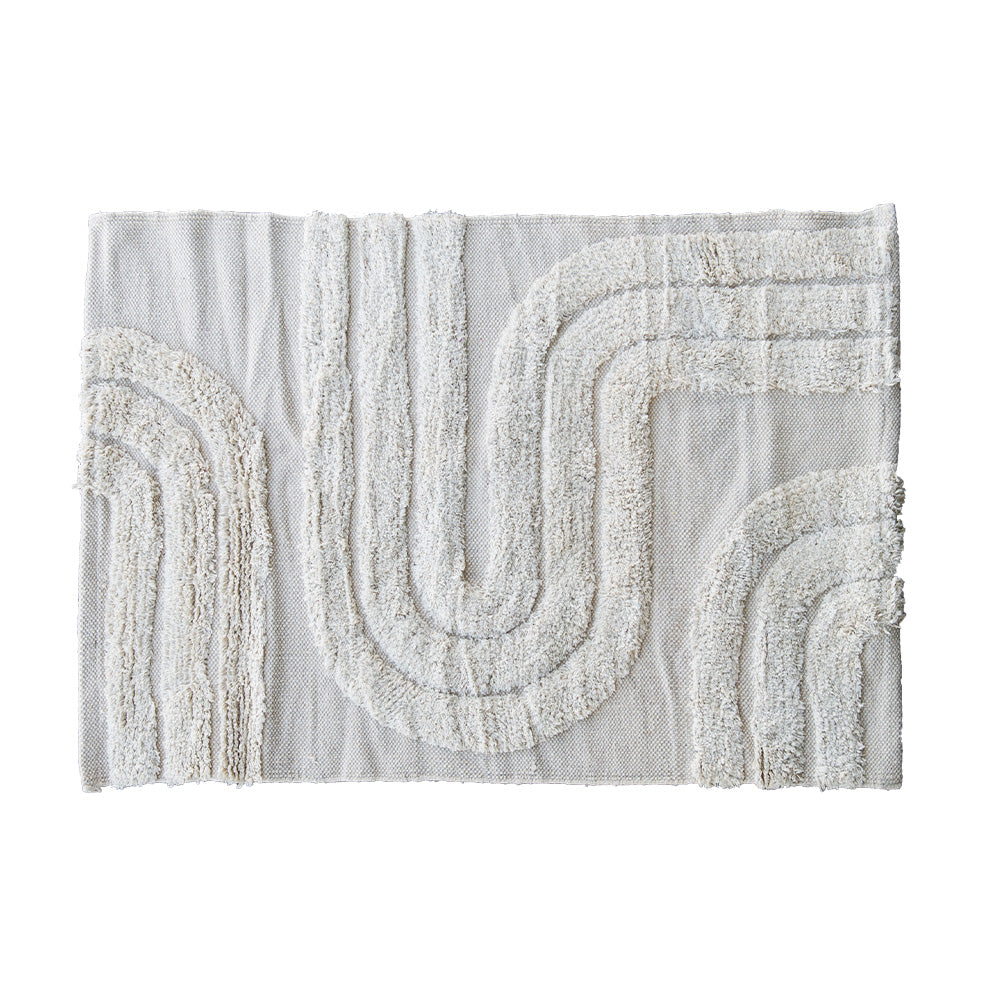 Tapis intérieur - nala - 60 x 90 cm - crème - cezare