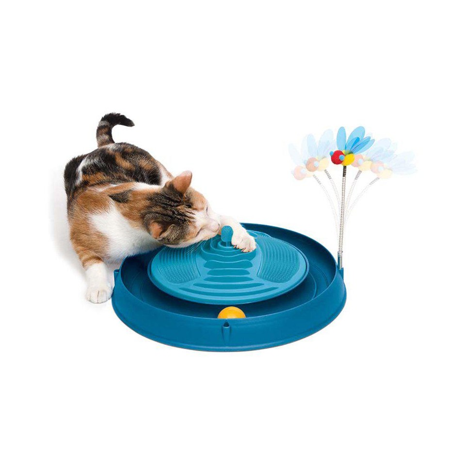 CATIT - Play´N Scratch Massage Blå