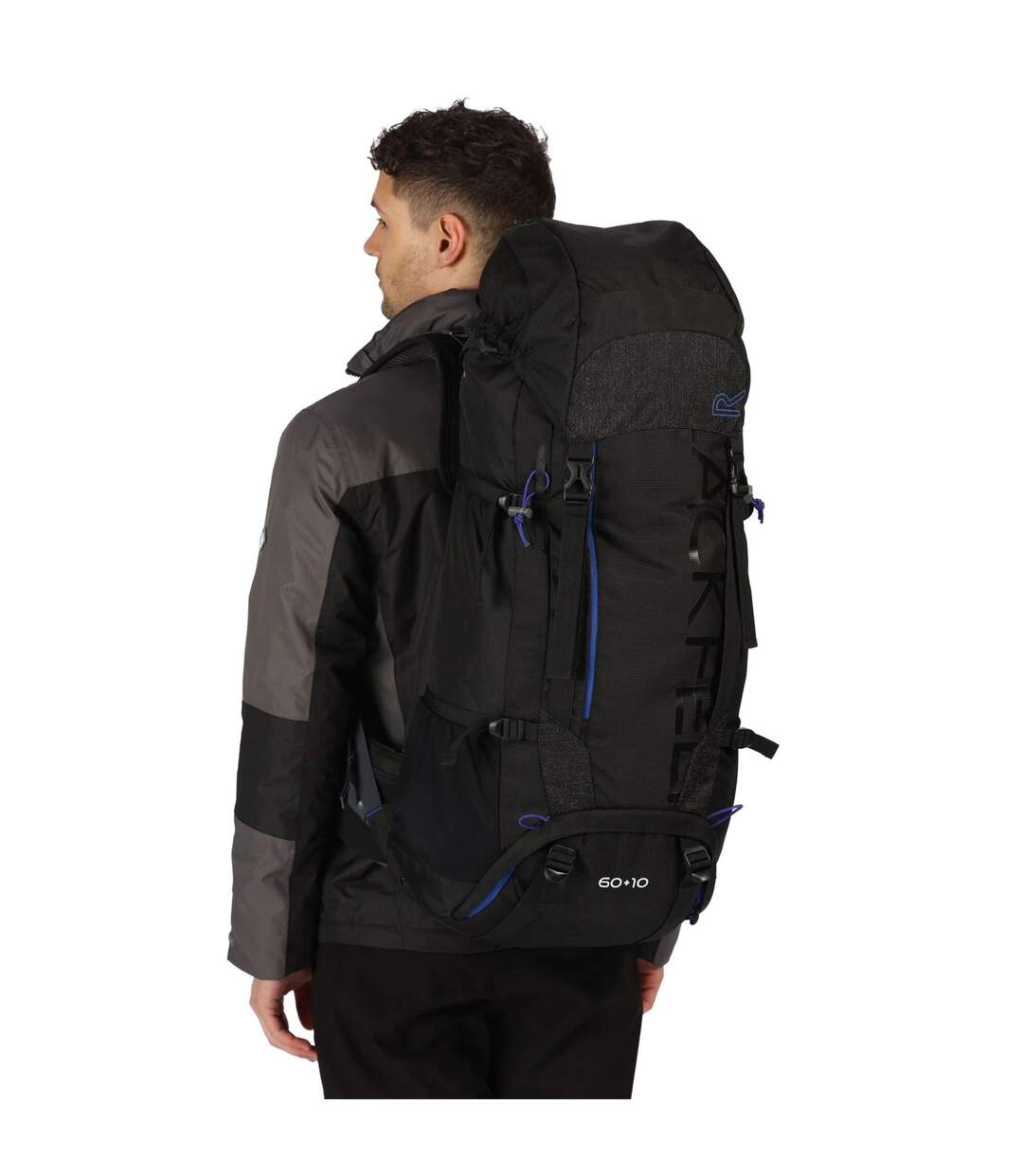 Regatta - Sac à dos extensible BLACKFELL (Noir/bleu) (Taille unique) - UTRG4412