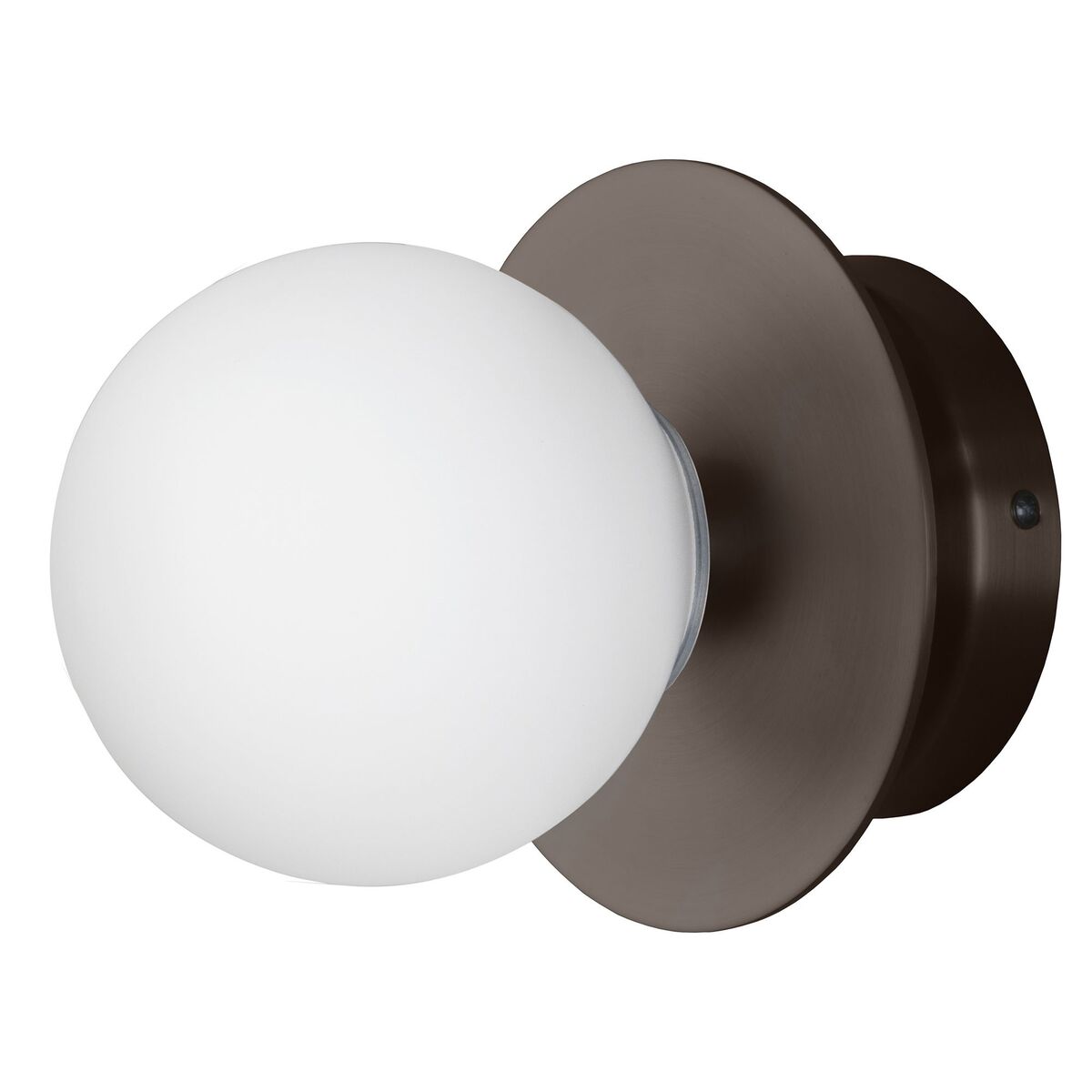 Art Deco vegglampe, bronse/hvit