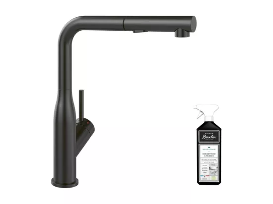 Robinet cuisine VILLEROY ET BOCH Subway Style Shower anthracite + nettoyant