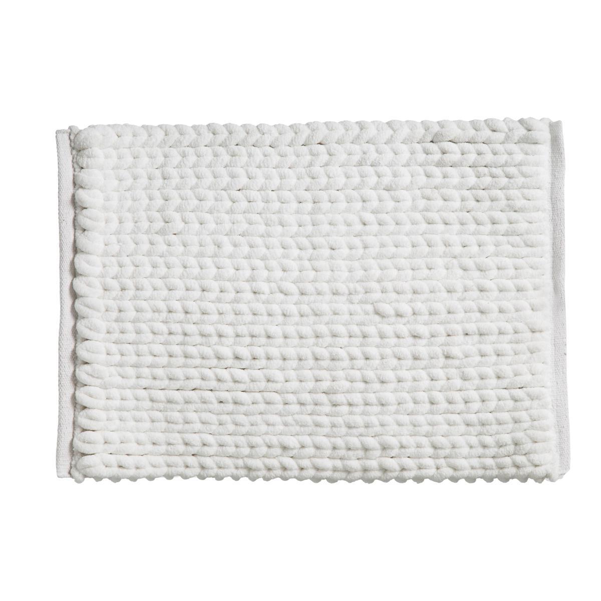 TAPIS EPAIS BLANC 50X75CM