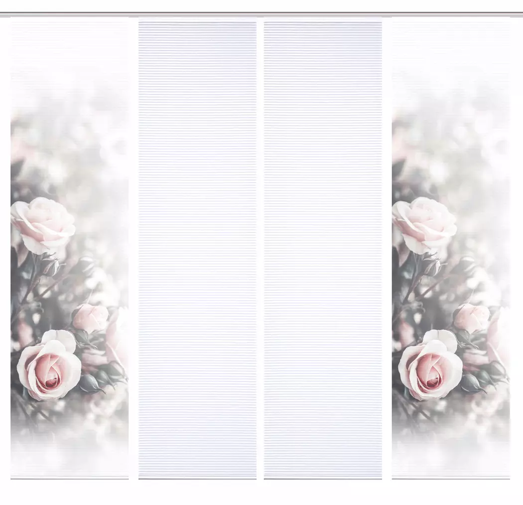 Schiebevorhang Poesia 4-er Set