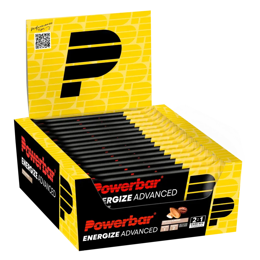 PowerBar Energize Advanced Sportrepen Mocca Almond 15 Stuks