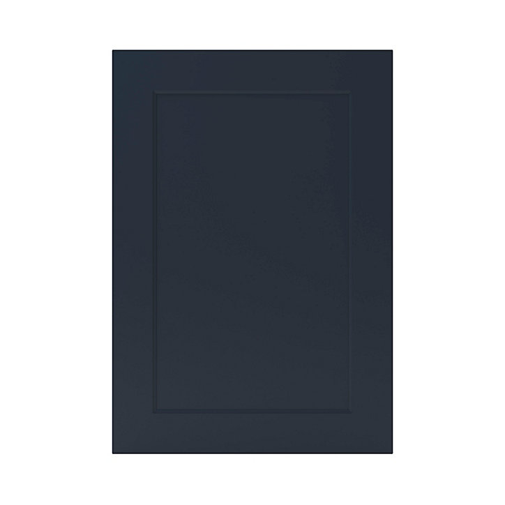 Porte de meuble de cuisine Artemisia bleu mat l. 50 cm x H. 72 cm GoodHome