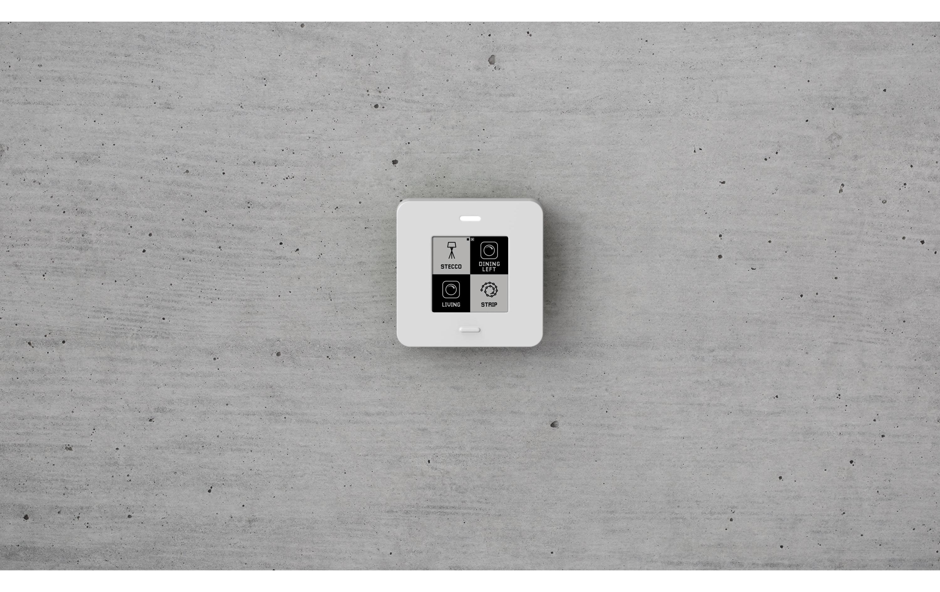 Smart Home WiFi Button Max mit E-Paper DisplayDer ultimative Smart Home Taster